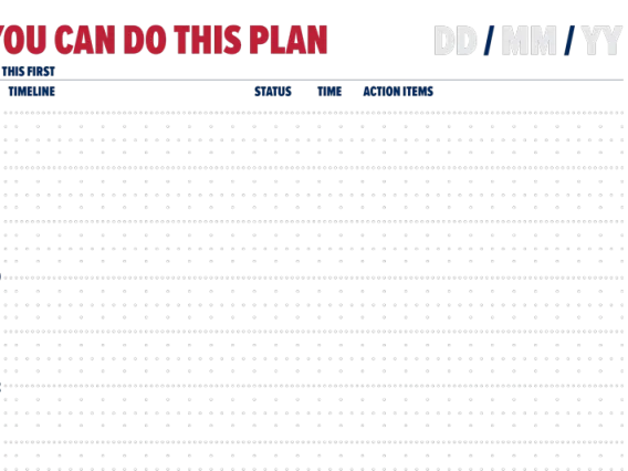 You Can Do This Plan clip